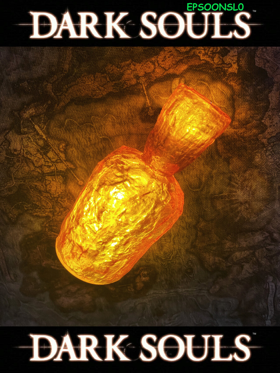Dark Souls Estus Flask Resiin Model Handmade Toy Cosplay Prop Collect Home Decor