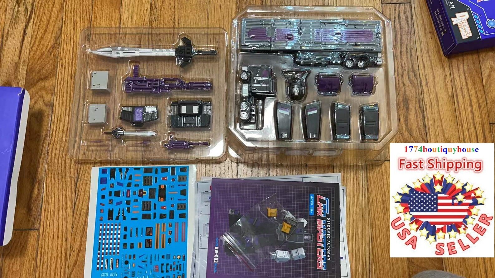 Transforms BW-003 Overlord Motormaster Menasor Accessories Decepticons Combiner