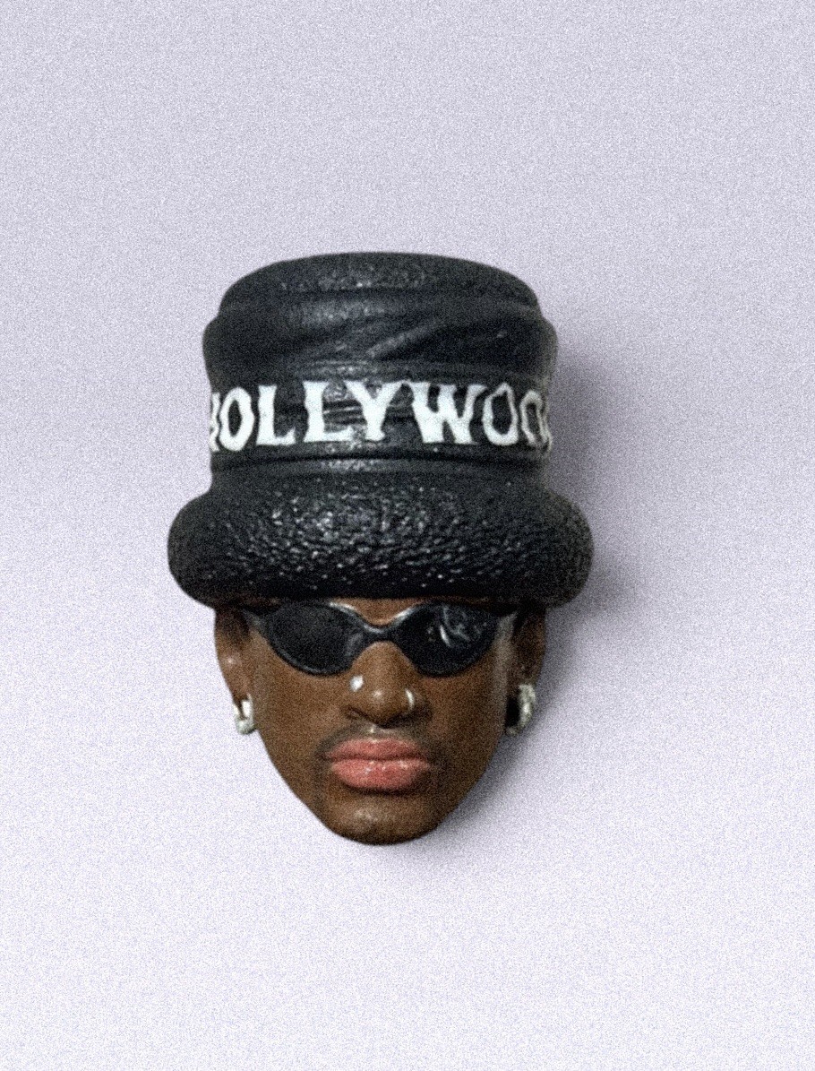DENNIS RODMAN NWO WCW CUSTOM 3D🔴 PAINTED🔴PRINT MATTEL WWE🔴READ DESCRIPTION🔴