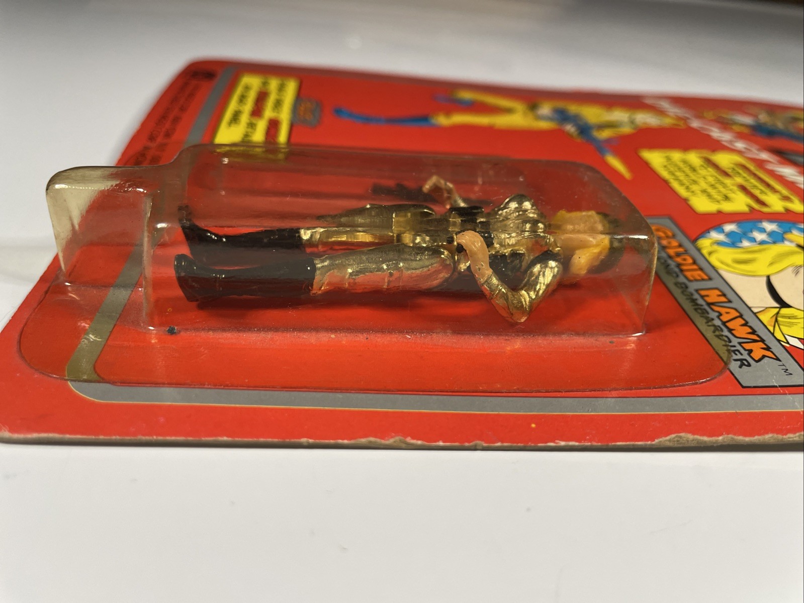 Vintage EAGLE FORCE action Figure MOC Mego 1981 80’s Toys GOLDIE HAWK T2-11