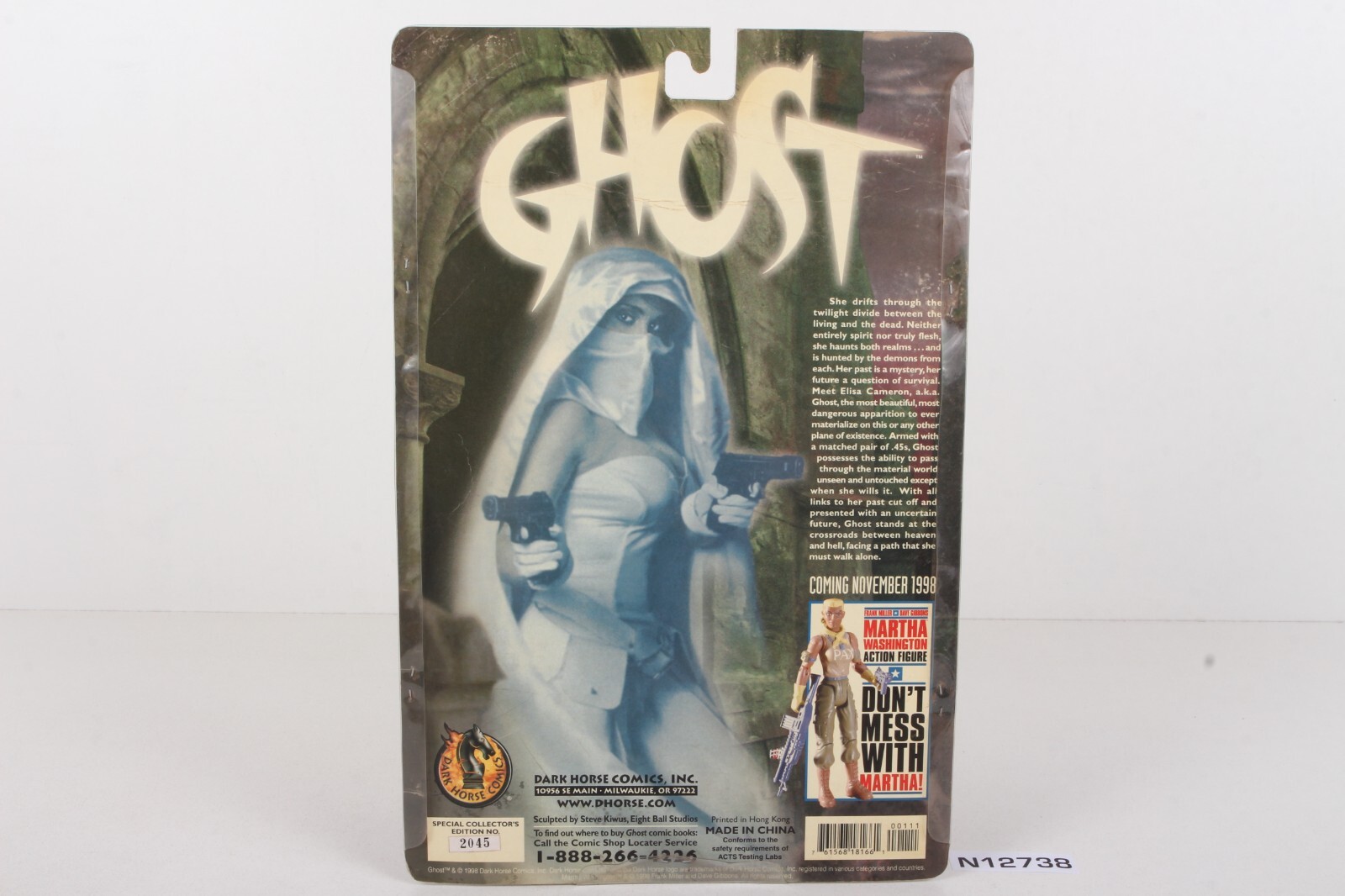 Dark Horse Comics 1998 GHOST Action Figure Sealed New