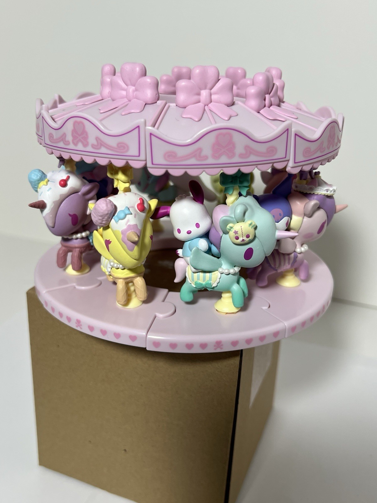 Tokidoki Sweet Pink Carousel Chococat & Sweet Stuff 3&Prime; Vinyl Figure New w/ Box