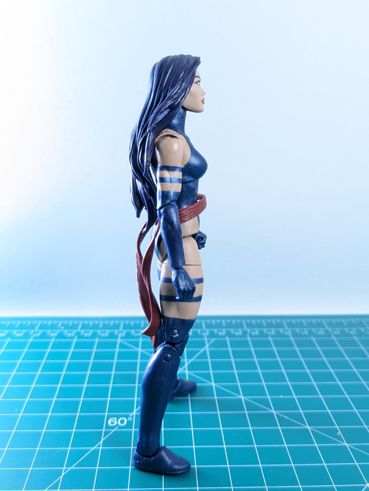 Marvel Legends Psylocke Apocalypse BAF Wave 2018 X-Men Purple Hair