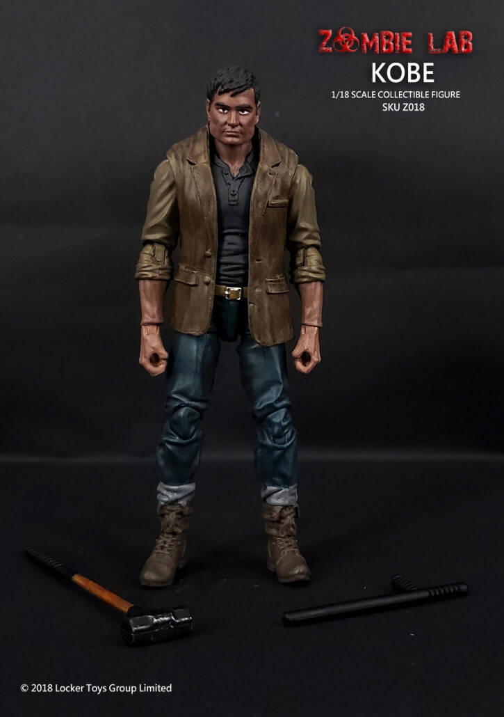 Zombie Lab 1/18 scale (4&Prime;) action figure Kobe