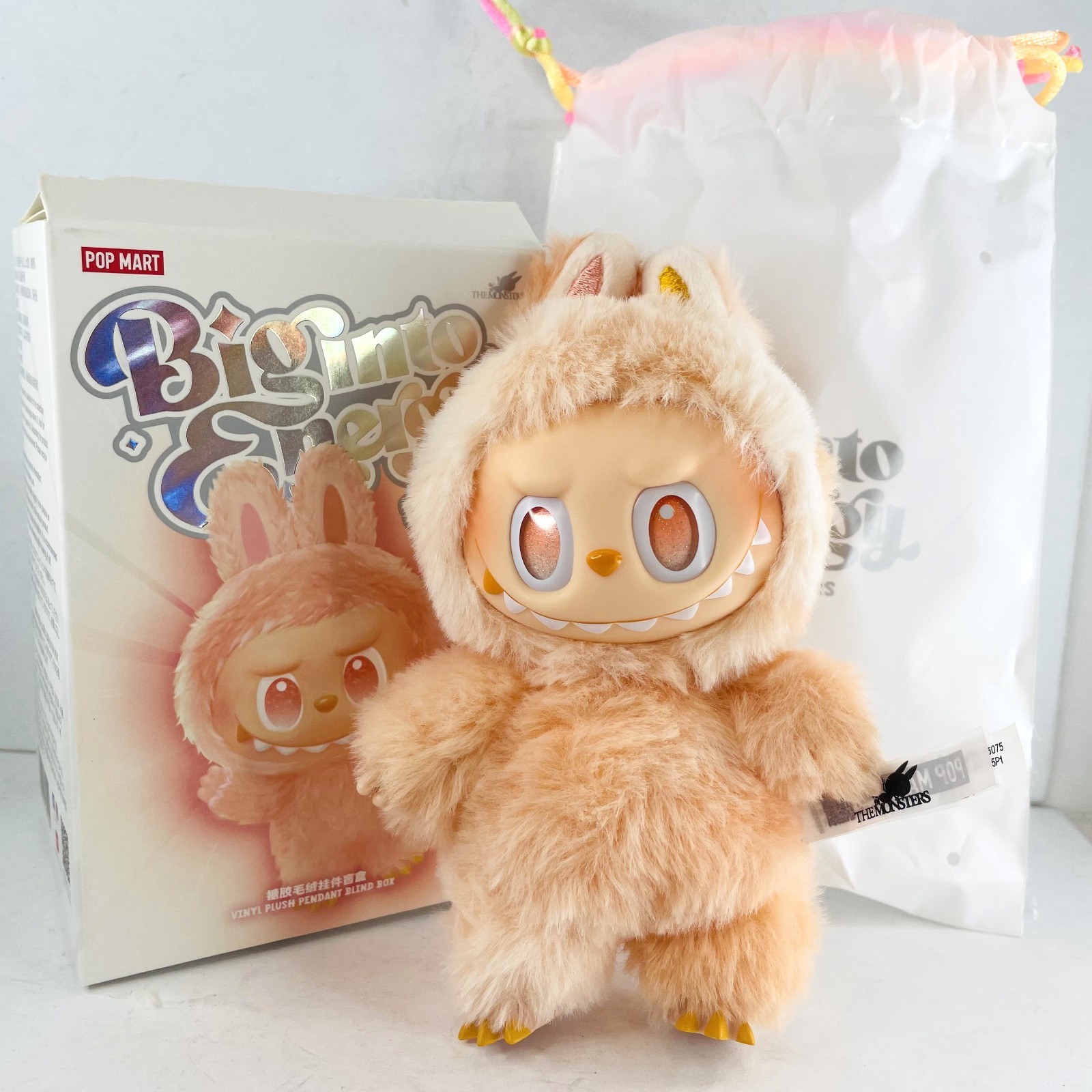 POP MART Labubu The Monsters Big Into Energy Happiness Plush Doll Toy