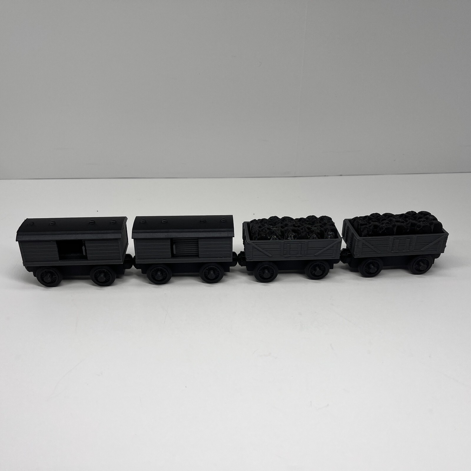 Wooden Railway Compatible Cargo & Box Car Train Custom Made Thomas & Friends GR