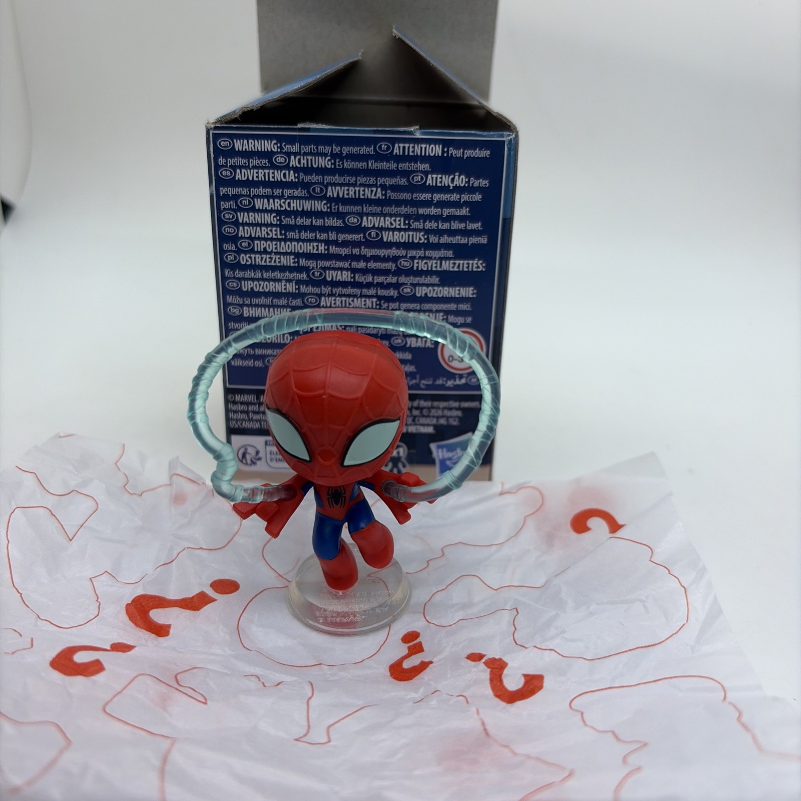 Spider-Man Brand New Day Blind Box Thwip Life Spiderman With Web Rope Open