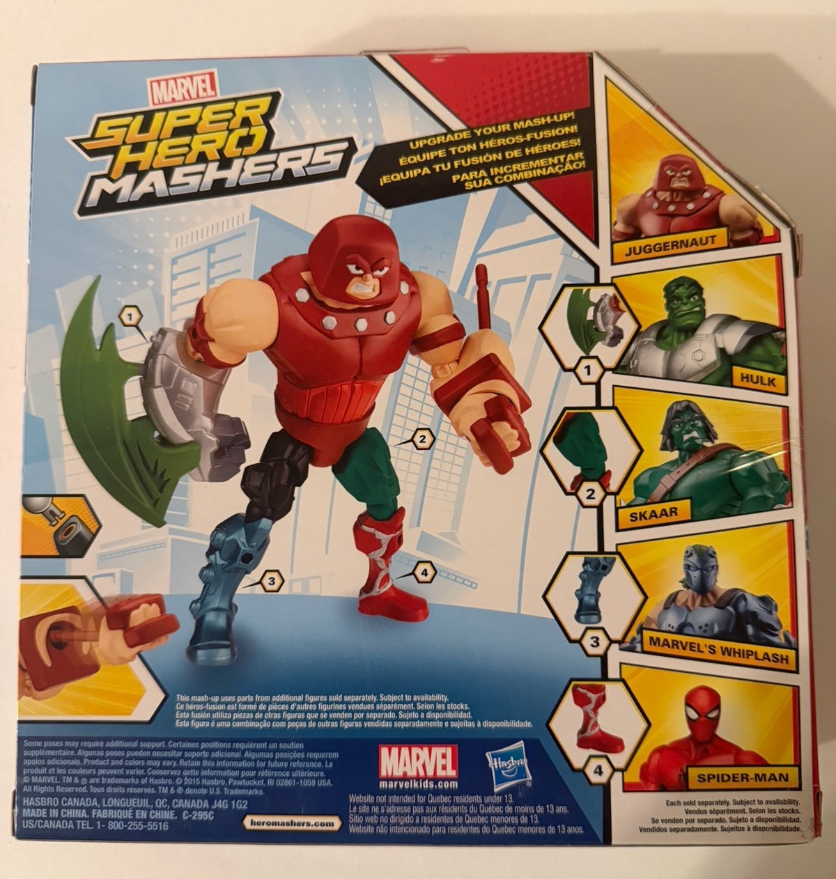 Marvel Super Hero Mashers Deluxe Juggernaut & Colossus. New Sealed Hasbro 2014