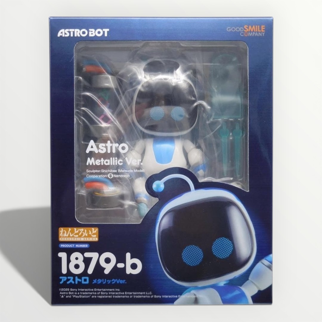 Good Smile Nendoroid 1879-b Astro Bot Metallic Ver Figure Japan New