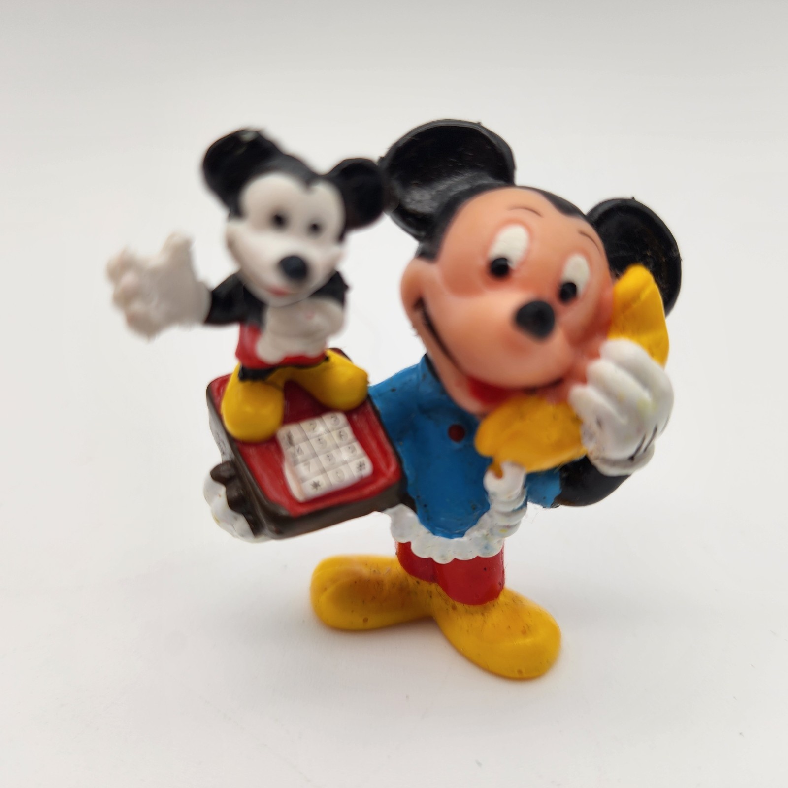 Vintage Disney Applause Mickey Mouse Figures PVC Set Of 2