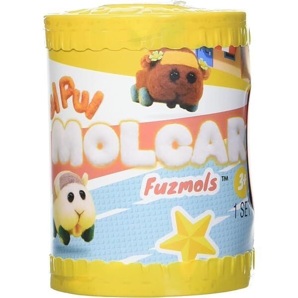 PUI PUI MOLCAR FUZMOLS SOFT PLUSH ANIMALS 6 CM HIGH BLIND PACK 10 TO COLLECT