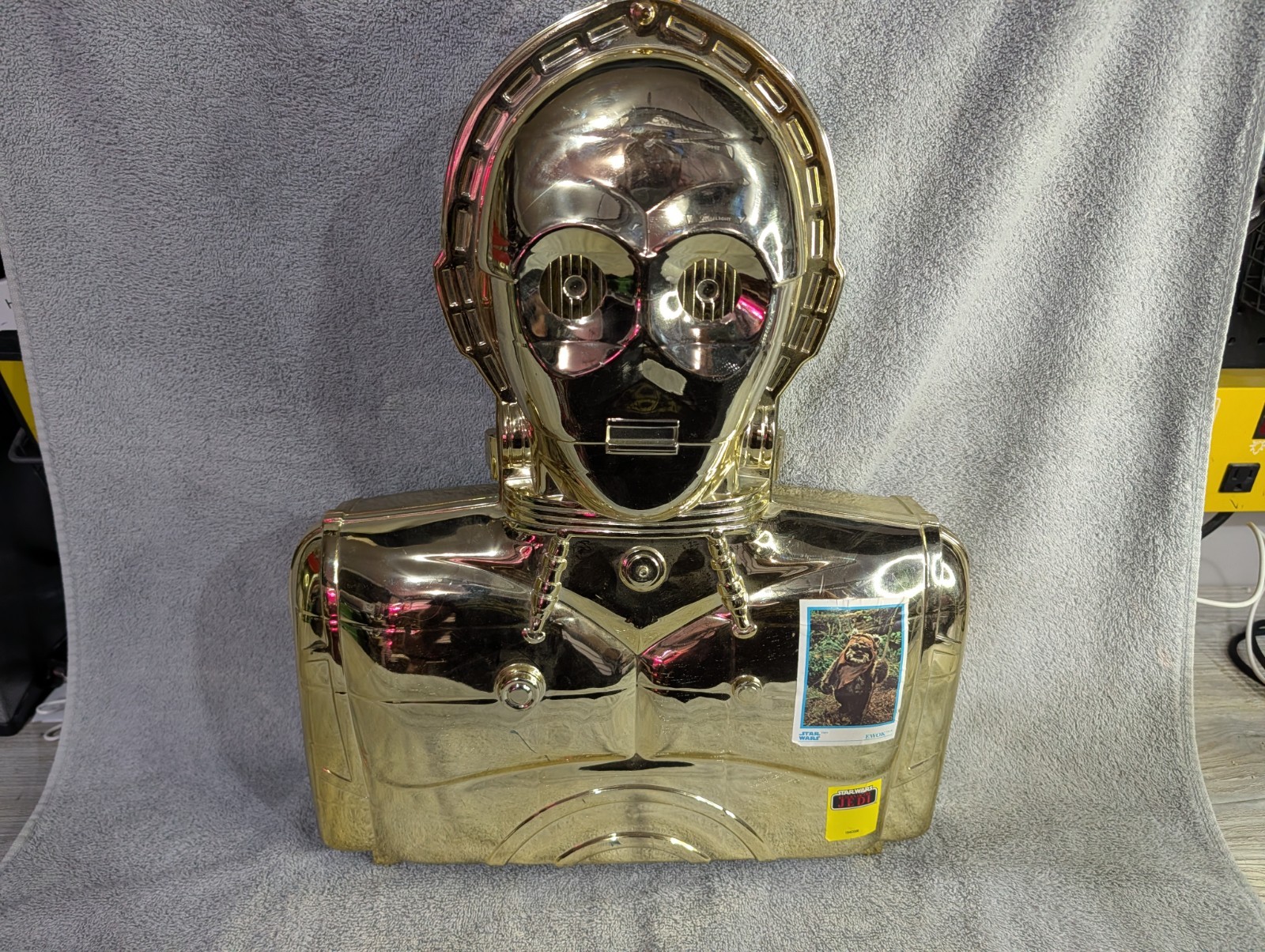 Vintage 1983 Star Wars ROTJ C-3PO Action Figure Carrying Case W/Stickers