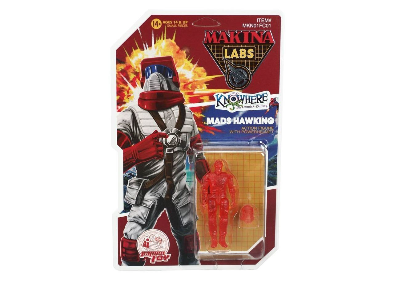Ramen Toy Mads Hawking Action Figure M.A.S.K. Makina NYCC Exclusive