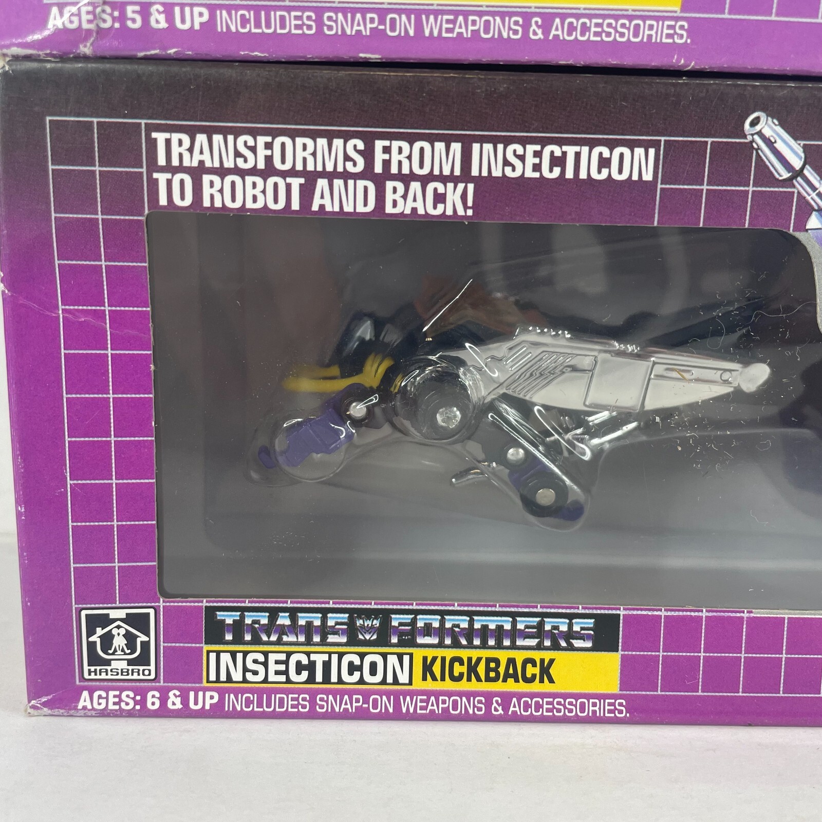 3 Pcs Transformers G1 Insecticon Team Bombshell Shrapnel Kickback Action Figure