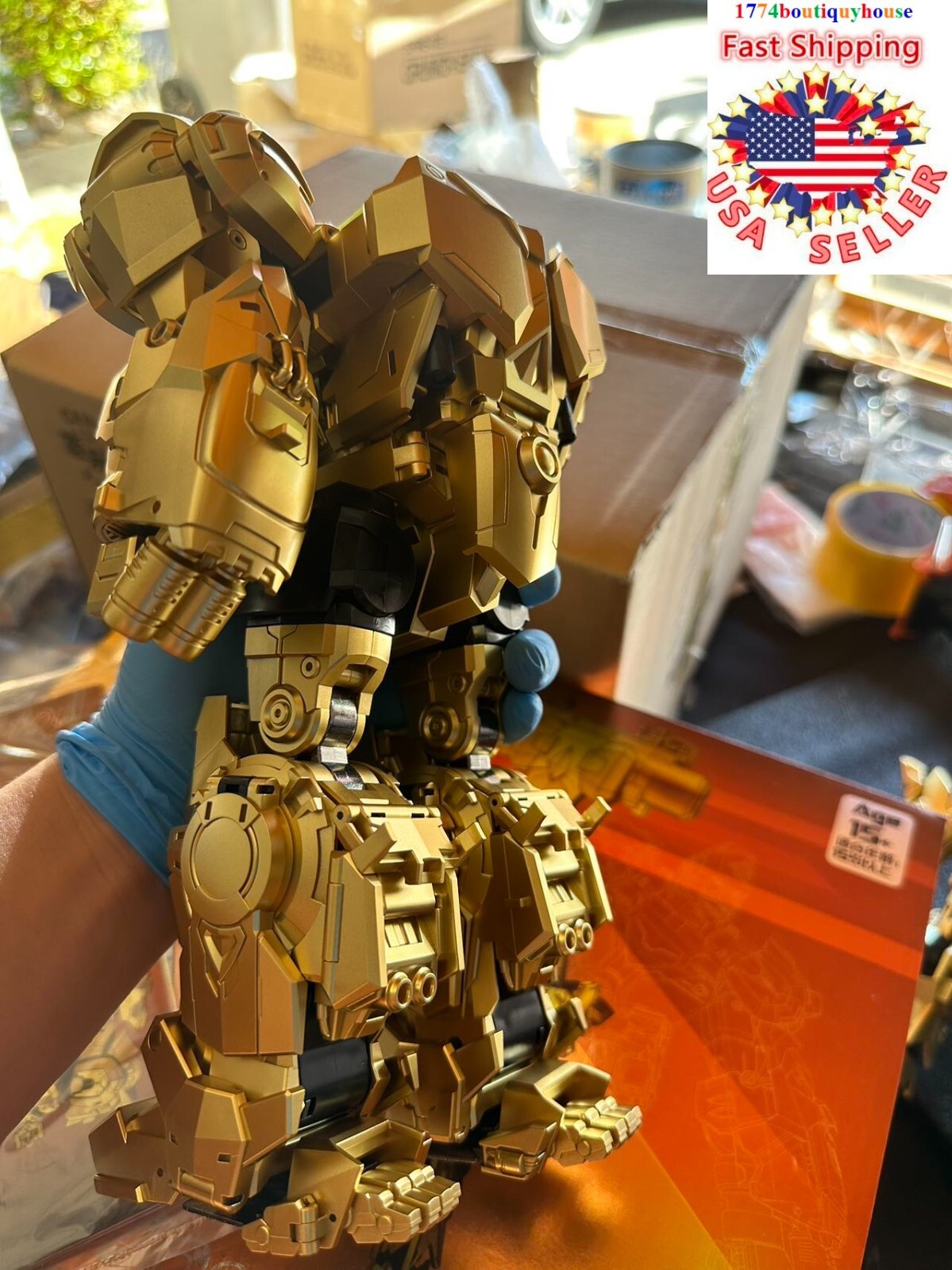 NEW COMPLETE GOLD Predaking Cang-Toys CT-Chiyou COMBINATION TRANSFORMER 01-08