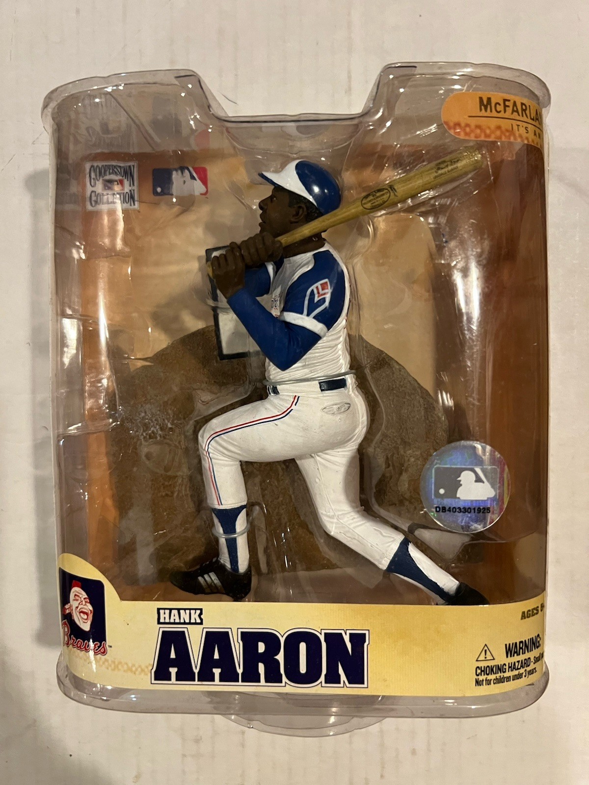 HANK AARON 2008 MCFARLANE MLB COOPERSTOWN COLLECTION SERIES 5 ATLANTA BRAVES