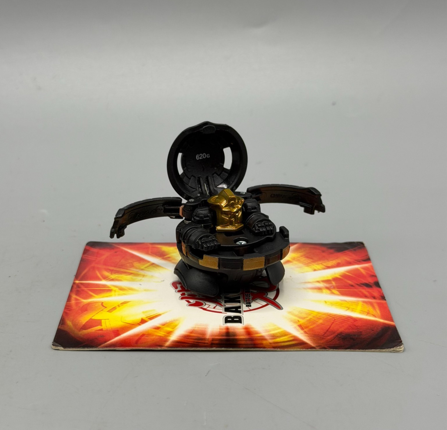 Bakugan Hammer Gorem 620G Bronze Attack B2 Black Gold Bakubronze Battle Brawlers