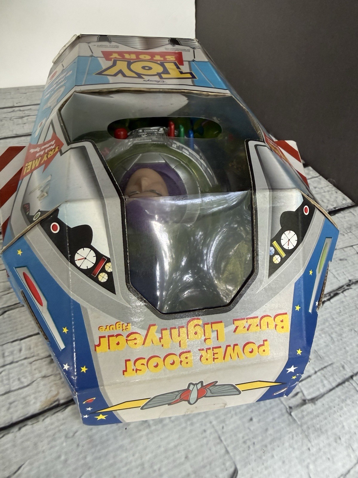 Power Boost Buzz Lightyear Disney Pixar Toy Story W/box Nice