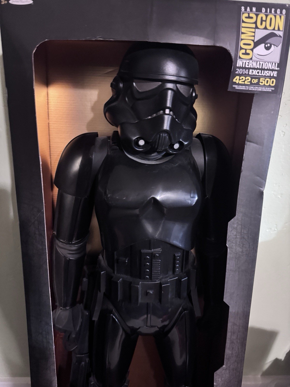 SDCC 2014 Comic-Con 31&Prime; Star Wars Jakks Pacific Shadow Trooper 422/500 Rare