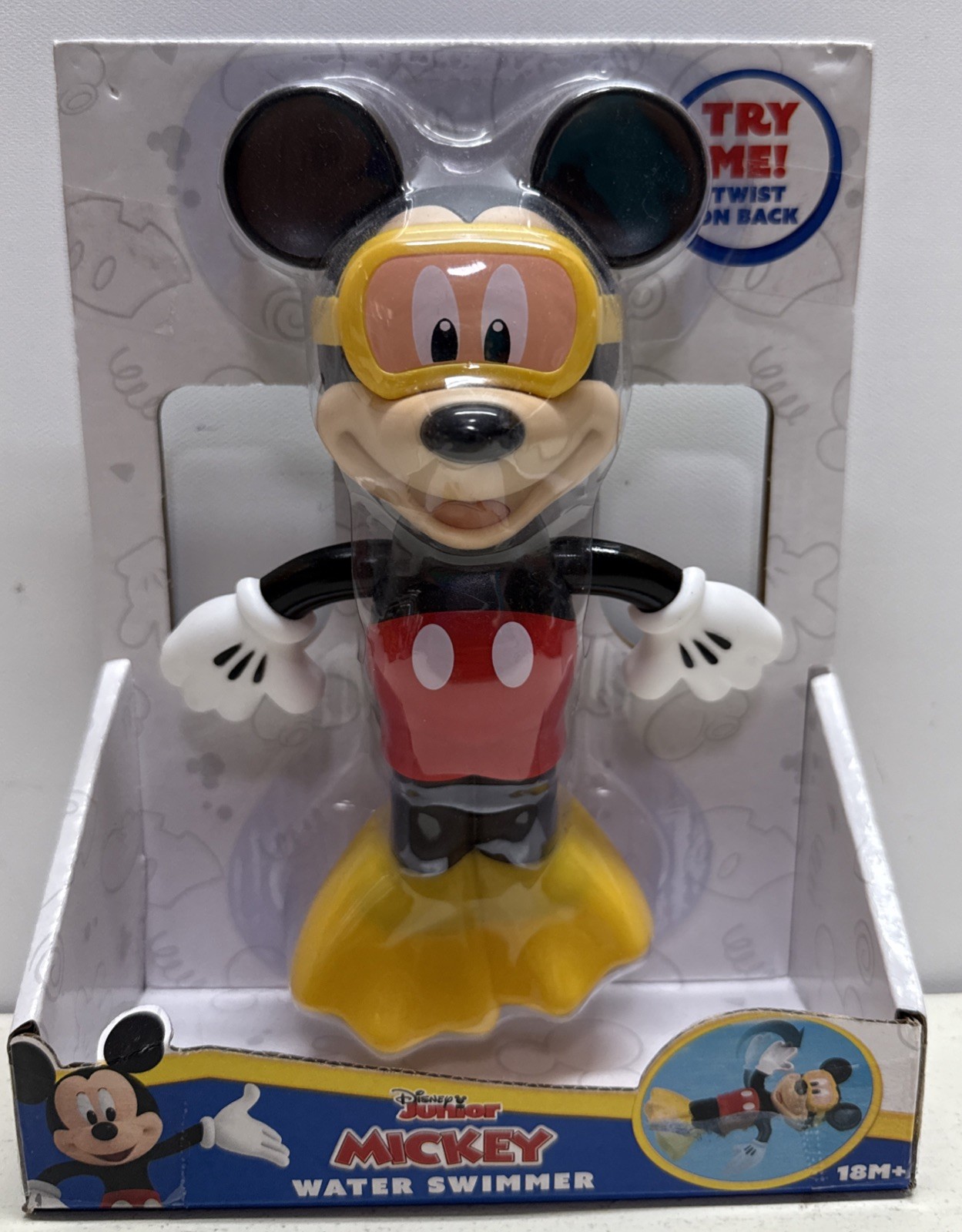 Disney Mickey Mouse Clubhouse Water Swimmer Bath Toy MICKEY MOUSE NEW