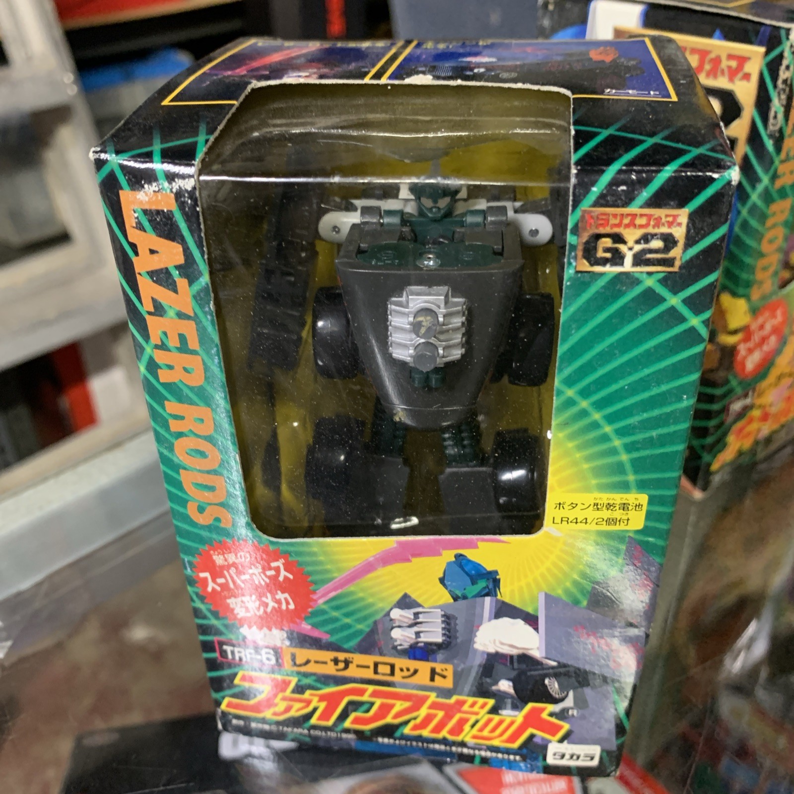 1994 vintage TRANSFORMERS G2 Laser Rod FIREBOT Complete TAKARA Japan Sealed