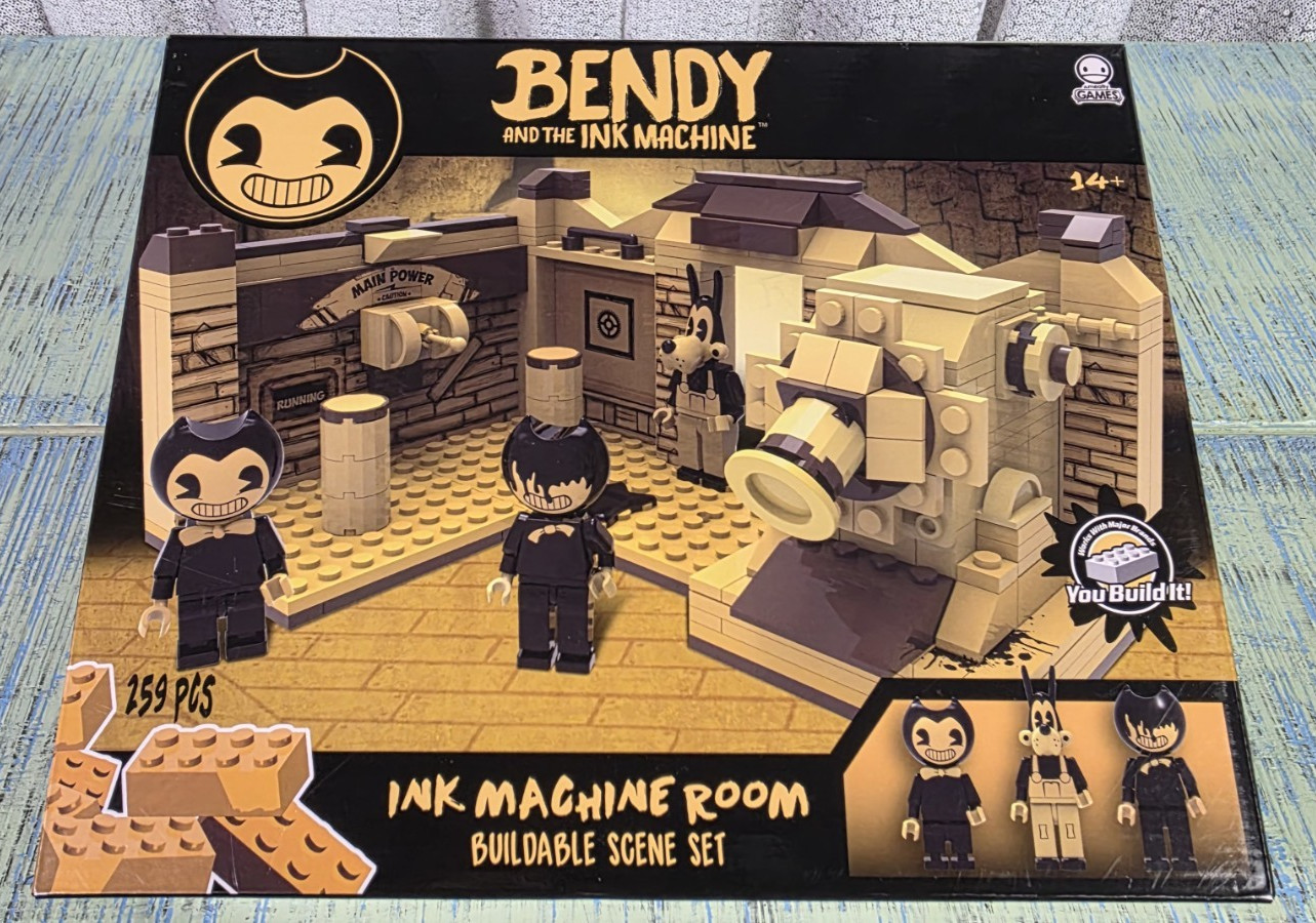Bendy and The Ink Machine Room Buildable Scene Set Sealed NIB