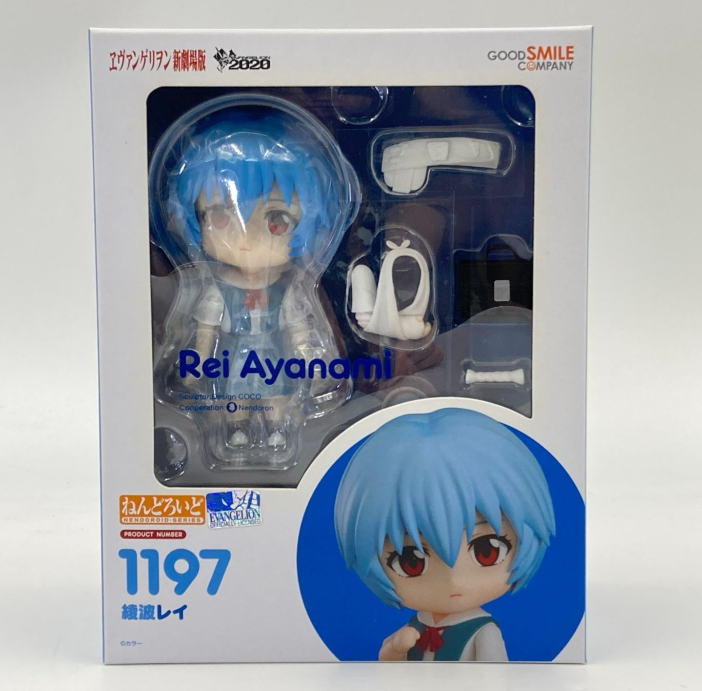 Nendoroid 1197 Rebuild of Evangelion Rei Ayanami Figure Good Smile Company New