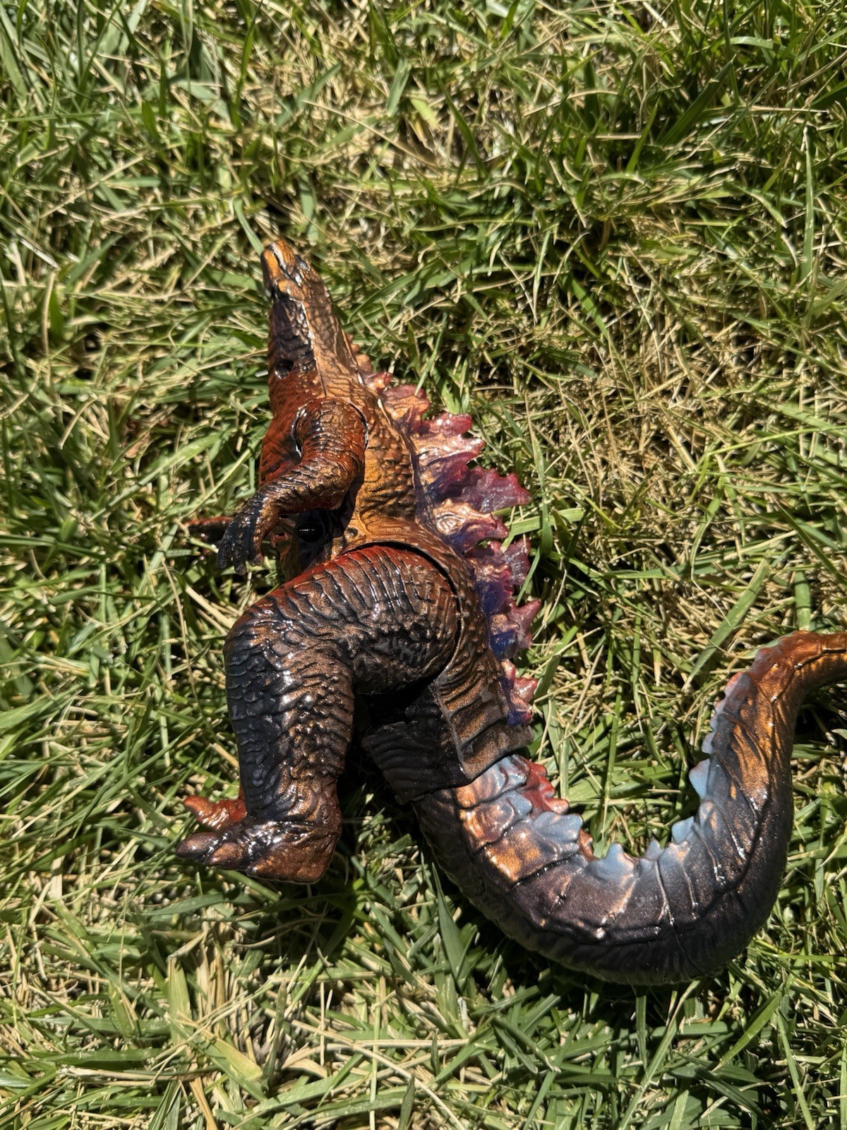 Custom Burning Godzilla Sufubi Style Paint Very Unique Item One Of A Kind