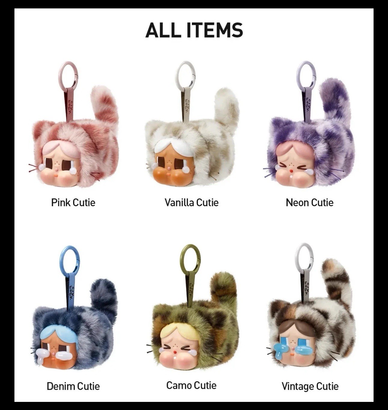 🌸 🇺🇸 100% Authentic POP MART Crybaby Wild But Cutie Pink Cutie Plush Pendant