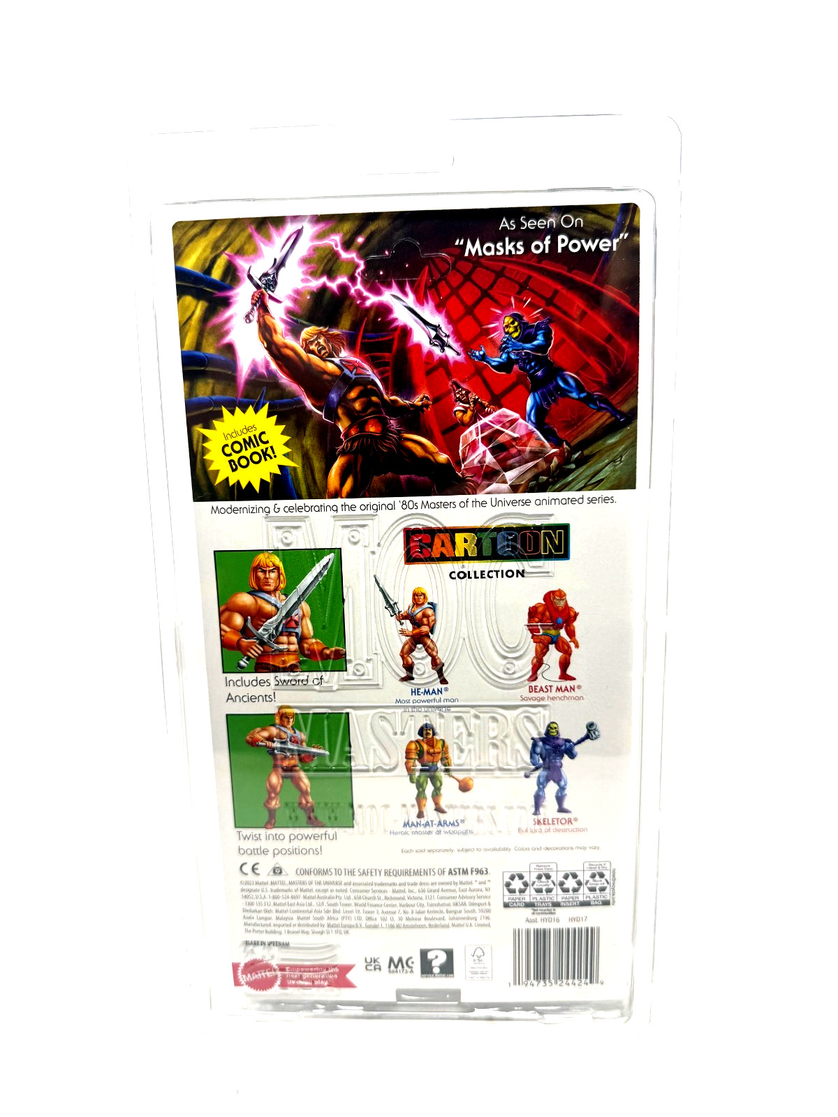 MOTU Mattel Masters Of The Universe Cartoon Collection He-Man SEALED (M4)