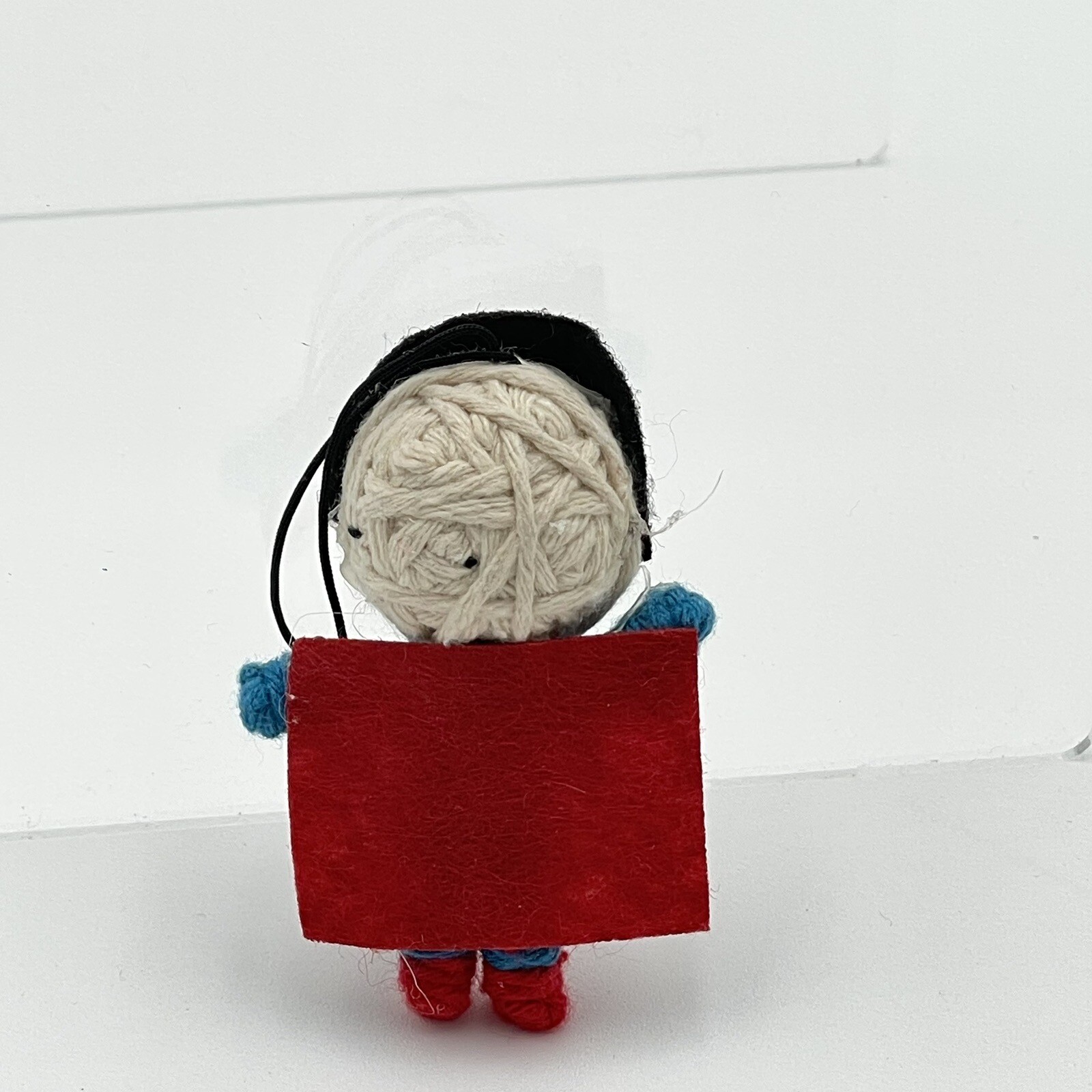 DC COMICS Superman String Doll Charm 1.5 inches Stocking Stuffer