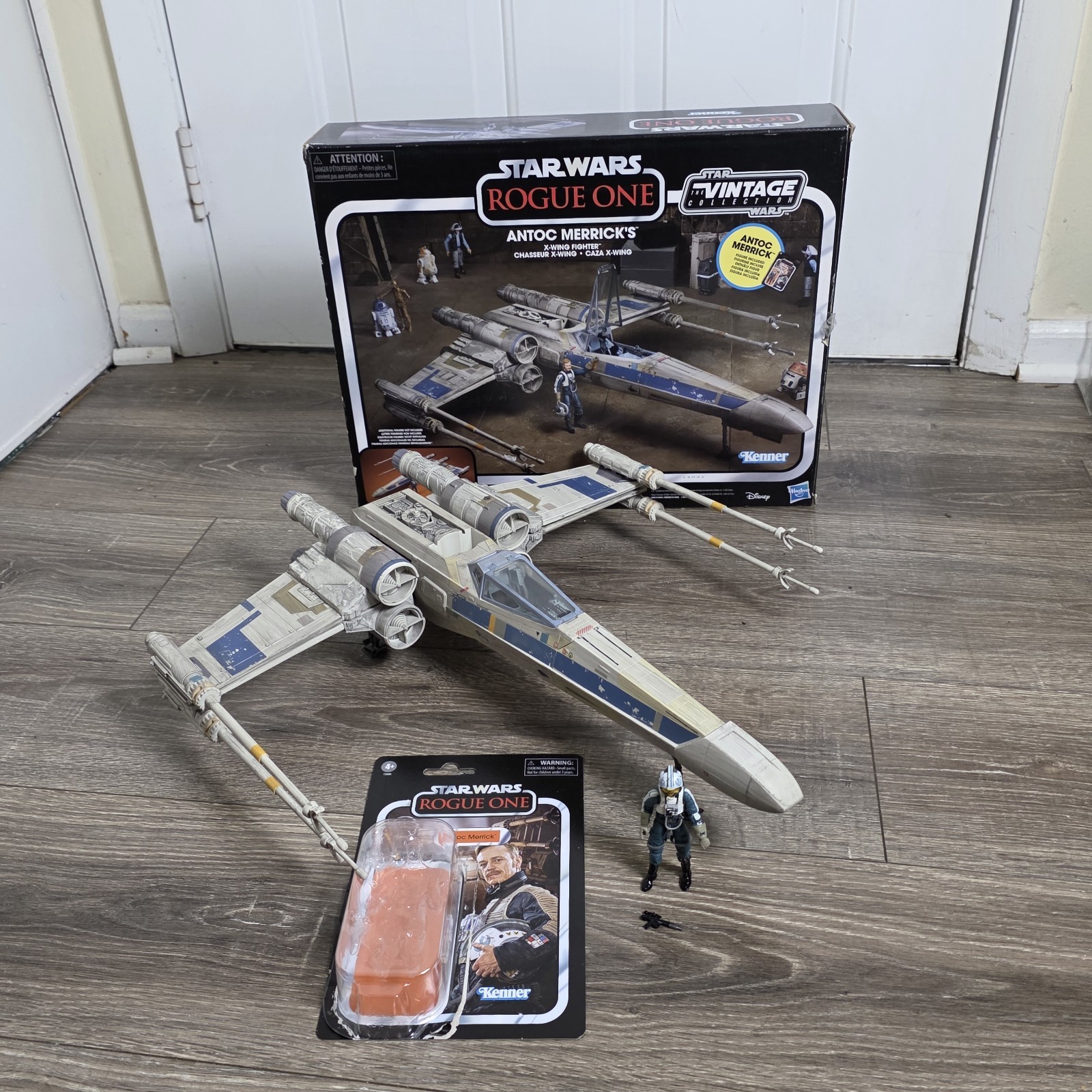 Antoc Merrick&rsquo;s X-Wing Fighter STAR WARS The Vintage Collection w FIGURE TVC