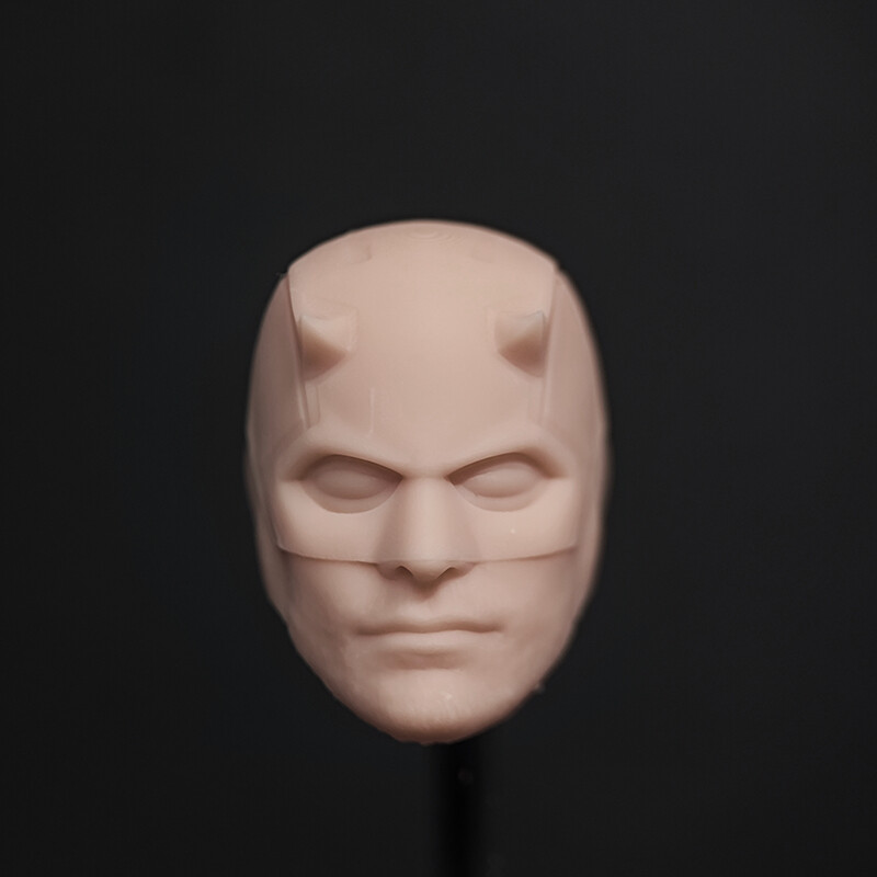 1/12 Scale The Mask Daredevil Charlie Cox Head Sculpt Unpainted Fit 6&Prime; ML Figure