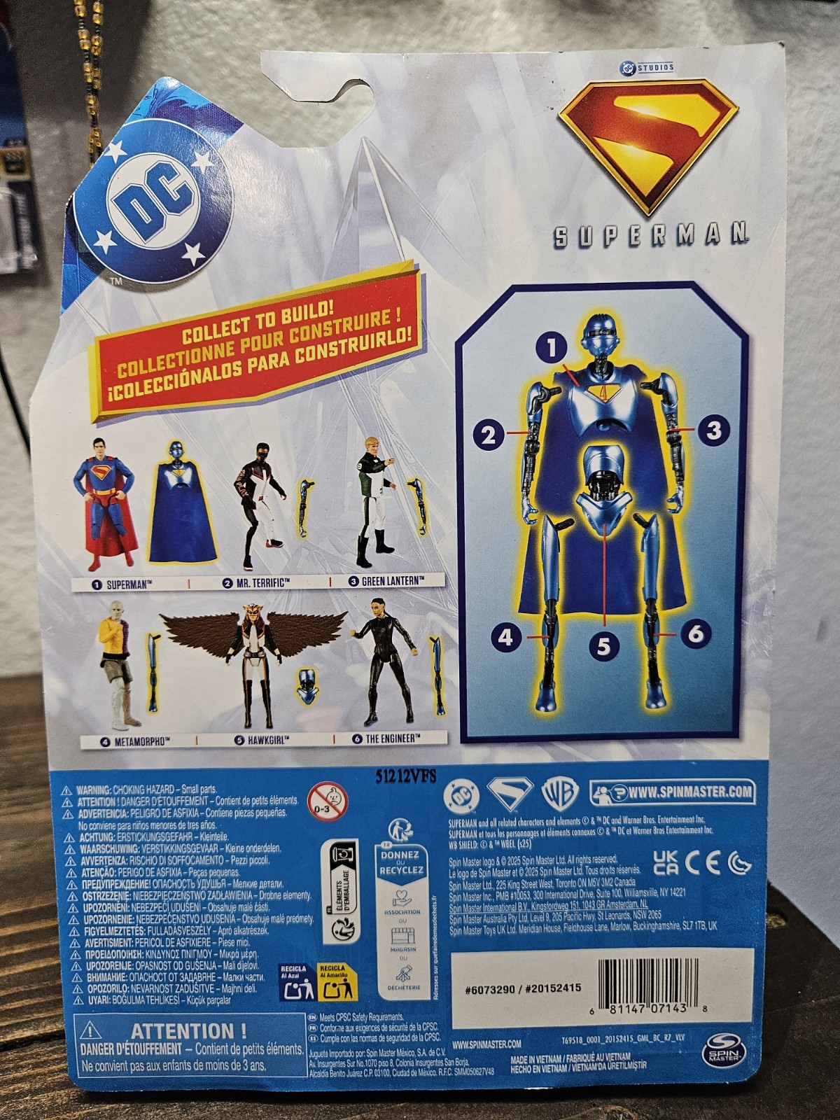 DC Comics SUPERMAN, Superman 6-inch Action Figure, for Ages 4 and up
