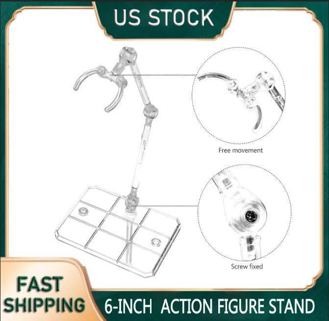 1PC HG144 Adjustable Action Figure Display Holder Base Doll Model Support Stand