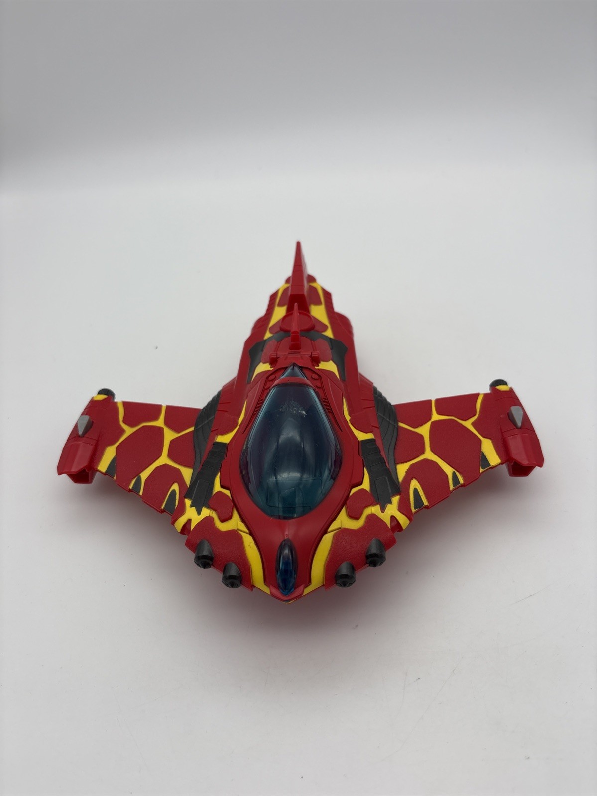 Ben 10 Ten Heatblast Rocket Flyer Action Plane Vehicle Playmates No Missiles