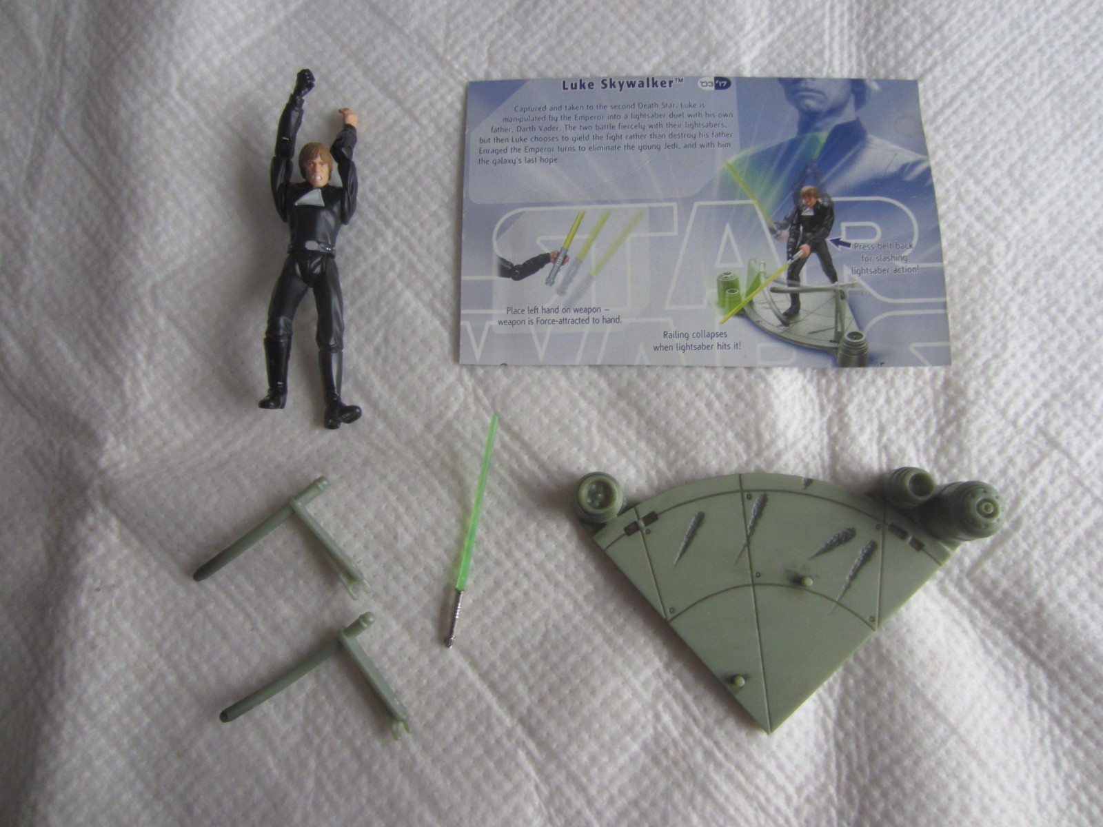 2003 Hasbro Star Wars, Return of the Jedi: Throne Room Duel Luke Skywalker