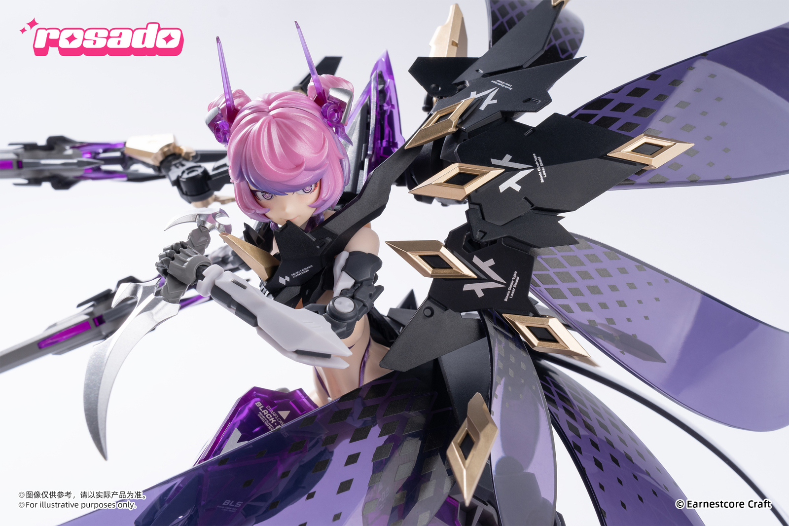 Rosado Project RS-02 Starflower Black Iris 1/10 Complete Action Figure