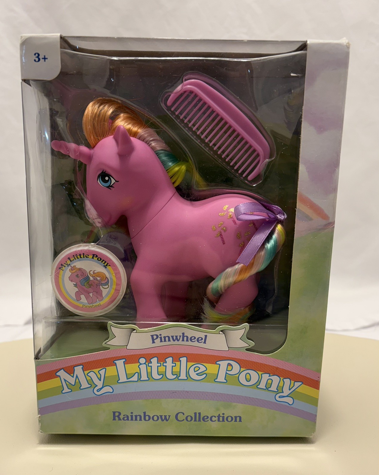 Basic Fun My Little Pony Pinwheel 2018 Reissue Rainbow Pony New Look Closely