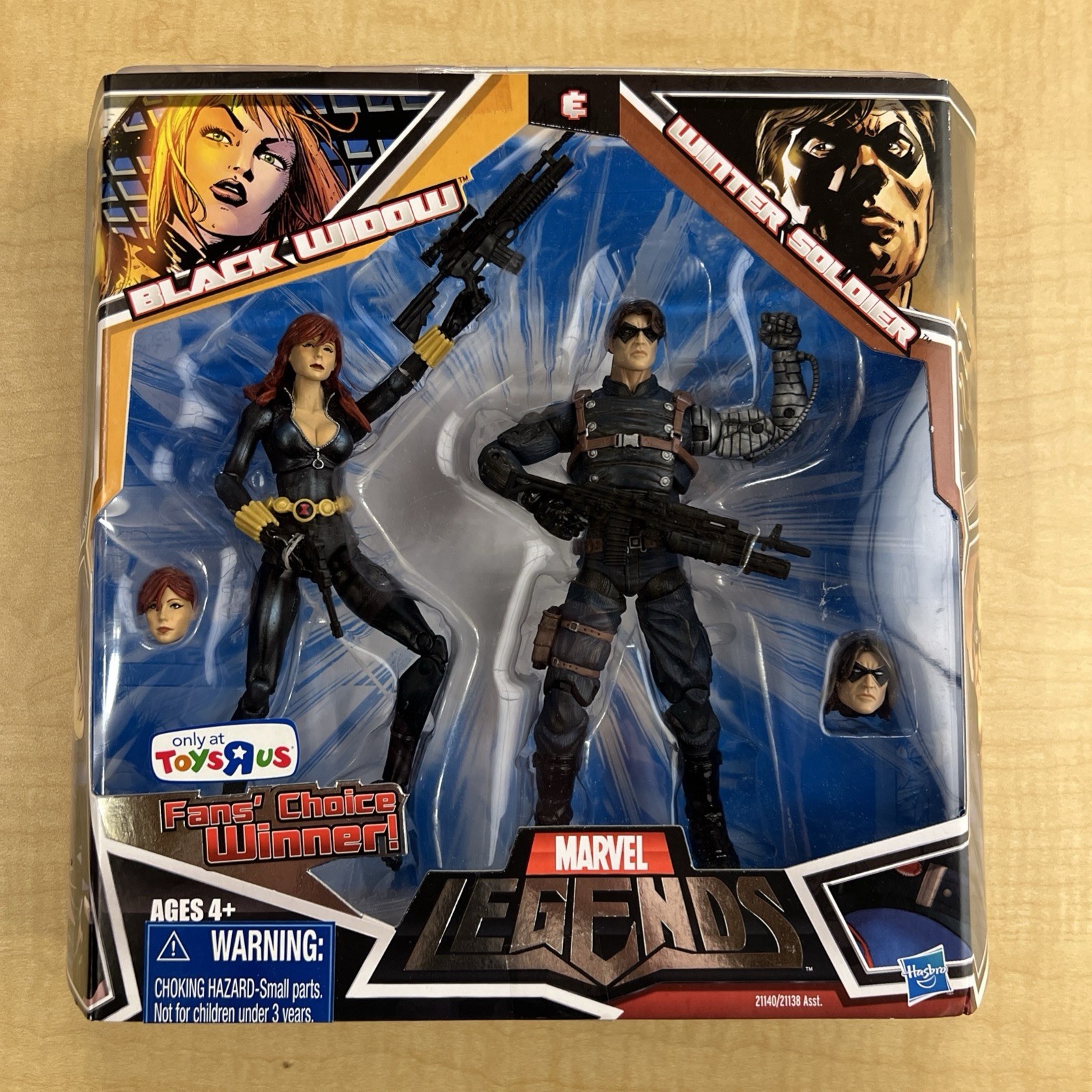 Marvel Legends 6&Prime; Black Widow Winter Soldier 2-pack Toys R Us TRU Exclusive S6