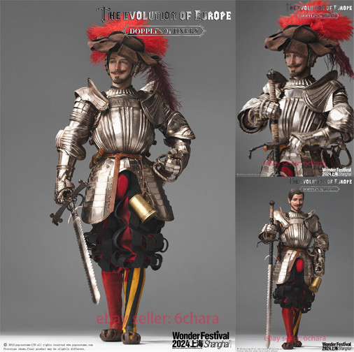 POP COSTUME EE04 European Warfare Doppler Musketeer 1/6 Scale Action Figure