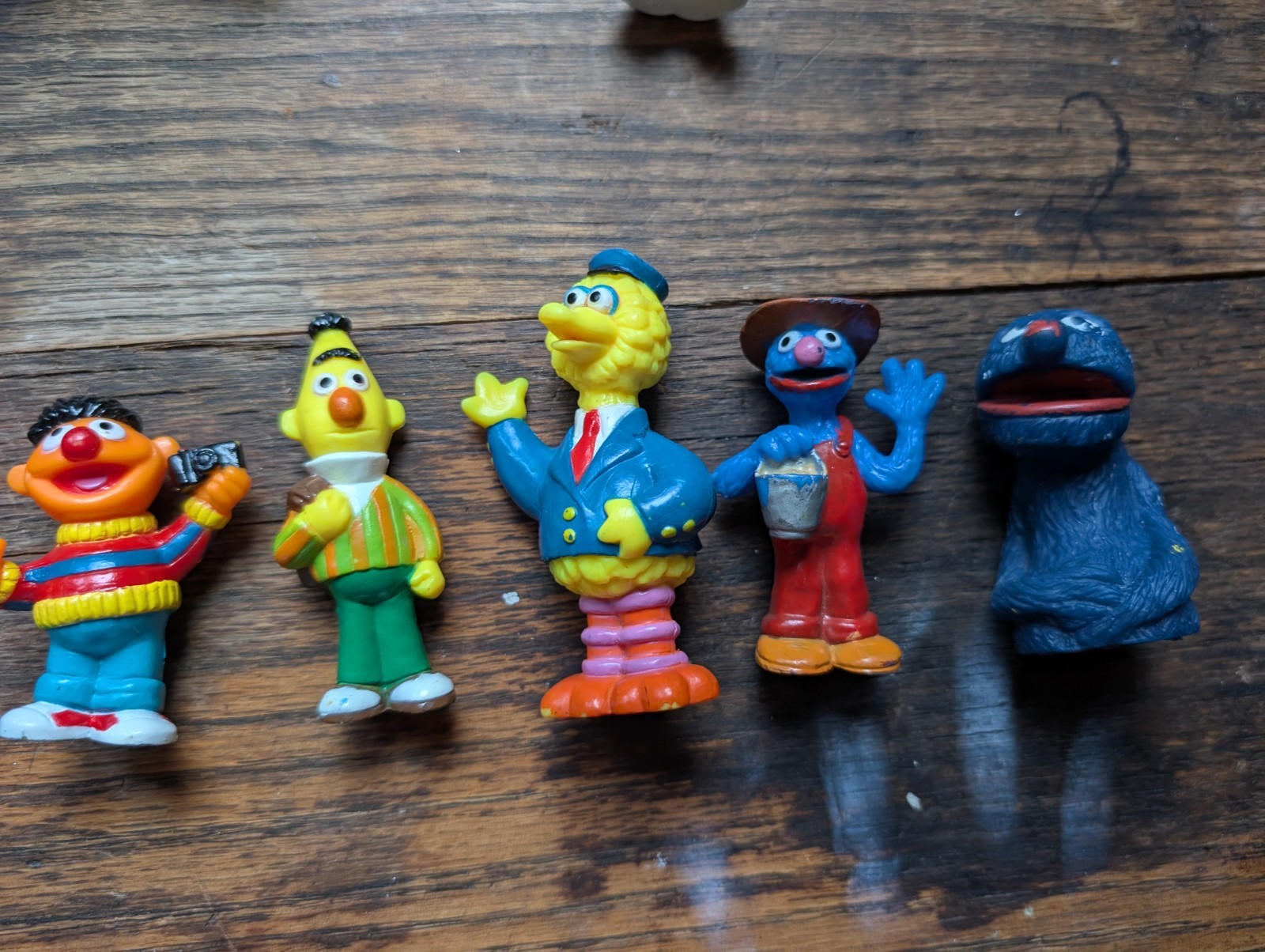 JHP Vintage Sesame Street Cowboy Big Bird Bert Ernie Grover Western Caketoppers