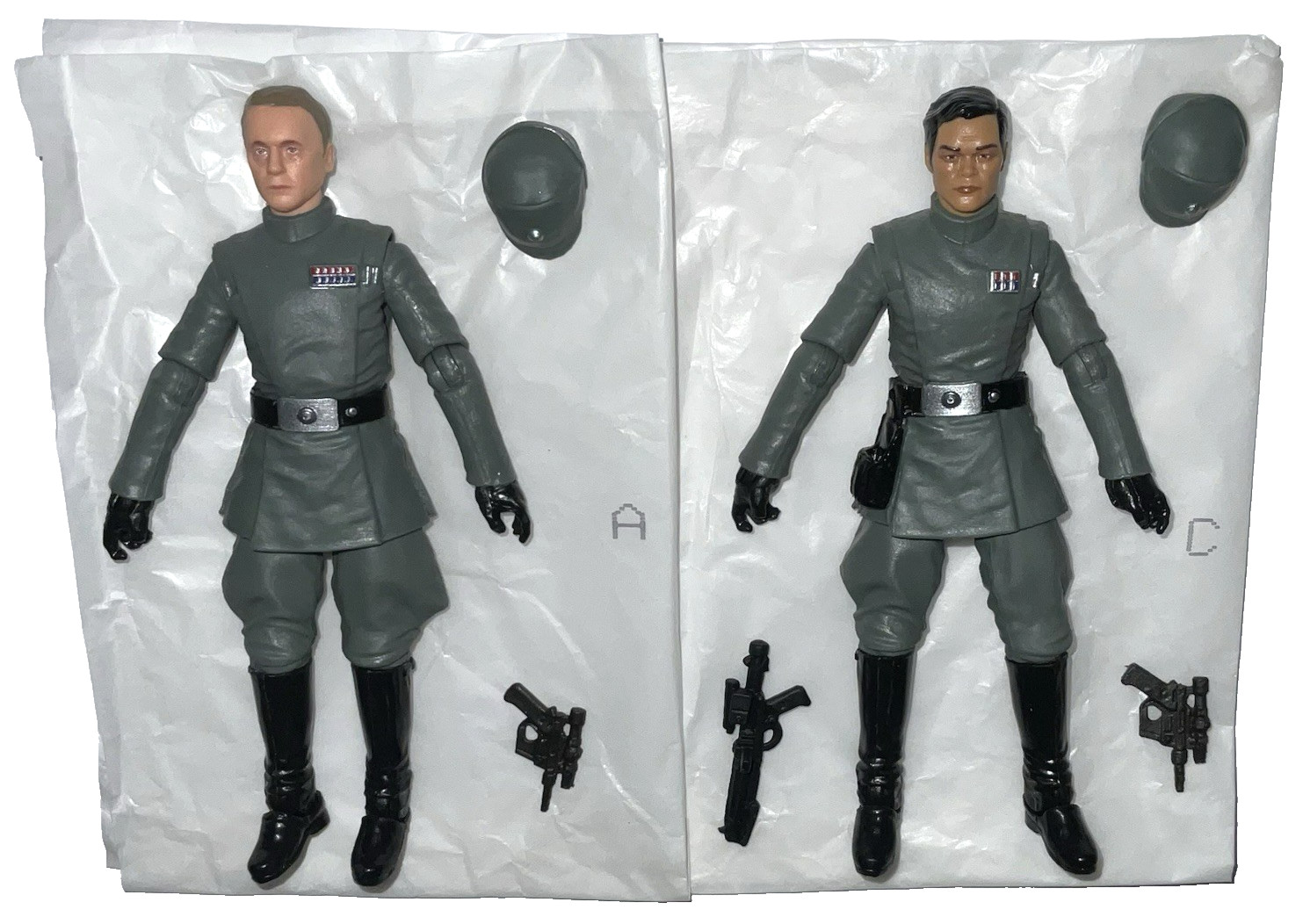 Star Wars ADMIRAL PIETT A IMPERIAL OFFICER C 3.75&Prime; Figure Lot Vintage Collection