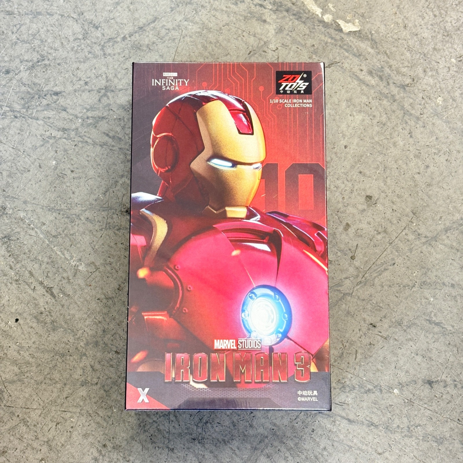 ZD-MK10: ZD Toys Marvel Iron Man 3 movie Mark 10 7&Prime; action figure