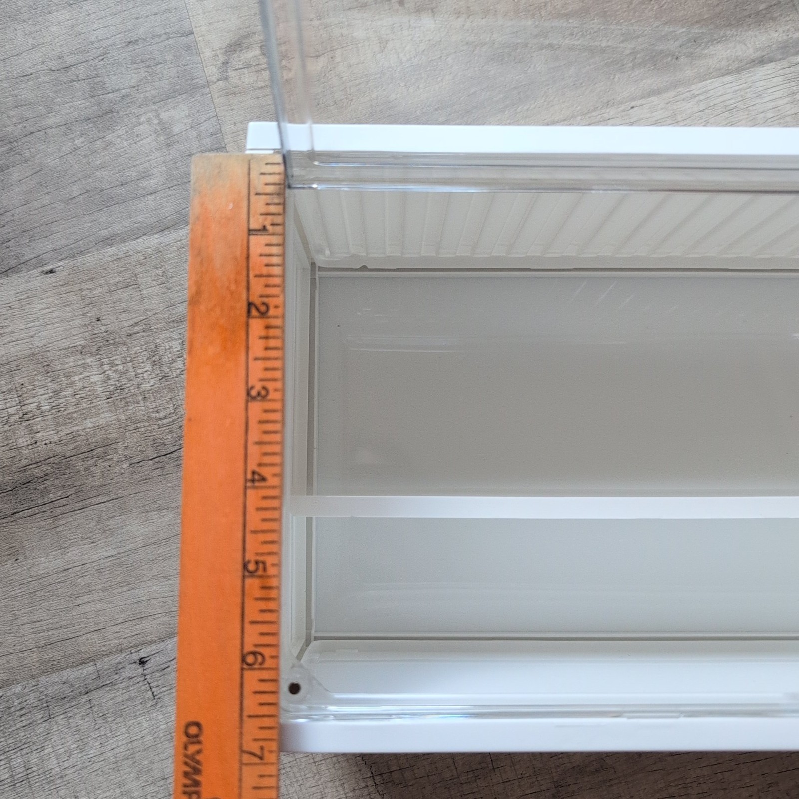 New Display Container Box Case White Stackable For Pop Mart Figures