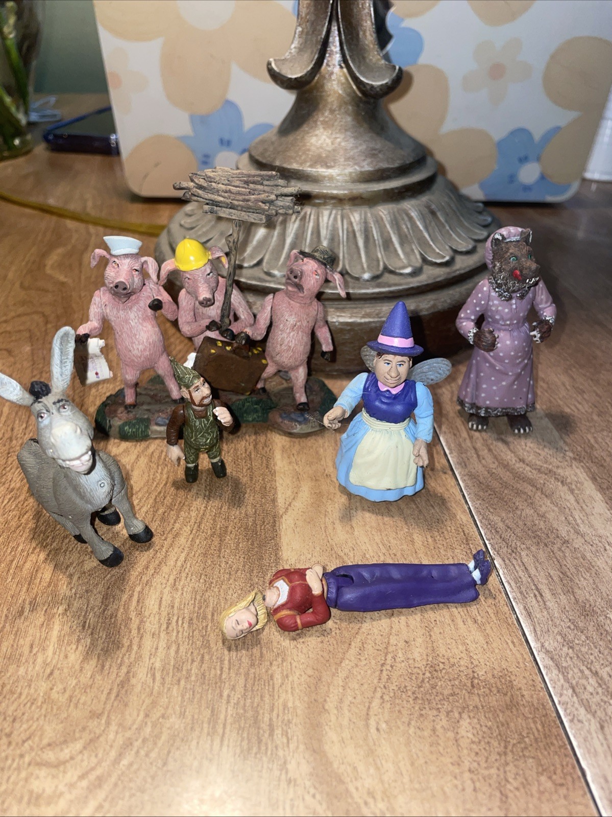 Shrek Fairy Tale Fugitives Mini Figures Set McFarlane Toys Dream Works 2001