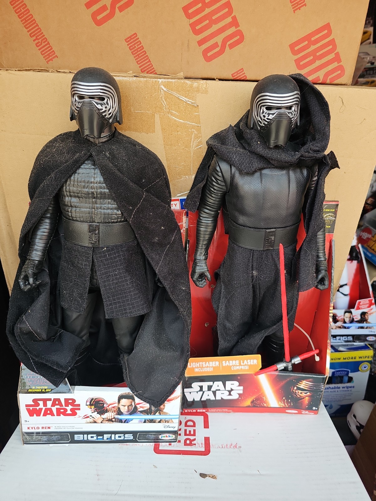 STARWARS BIG FIGS KYLO REN 18 INCH TALL NEW FROM LAST JEDI &FORCE AWAKENS NIB!