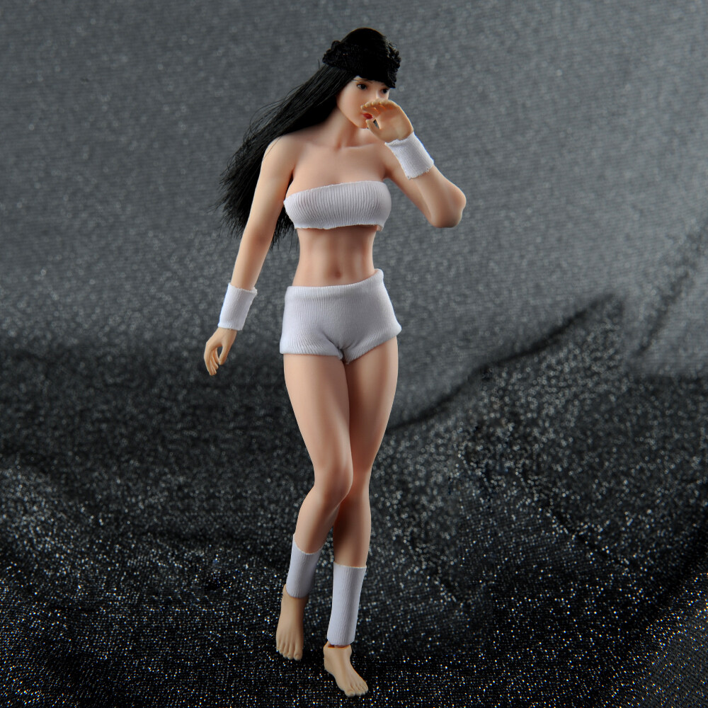 TBLeague PHMB2018-T01A 1/12 Female Body Pale Flexible Seamless 6&Prime; Figure Doll