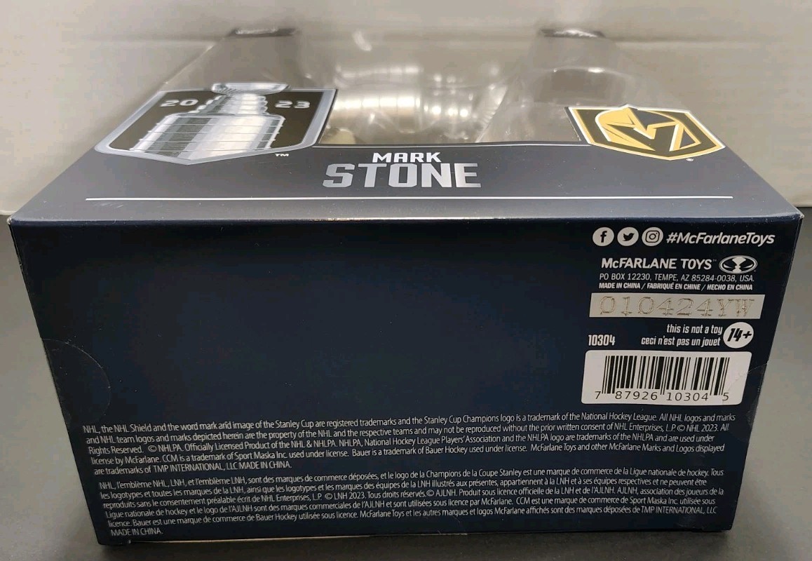McFarlane – NHL – MARK STONE – STANLEY CUP Champions 2023 – Figure