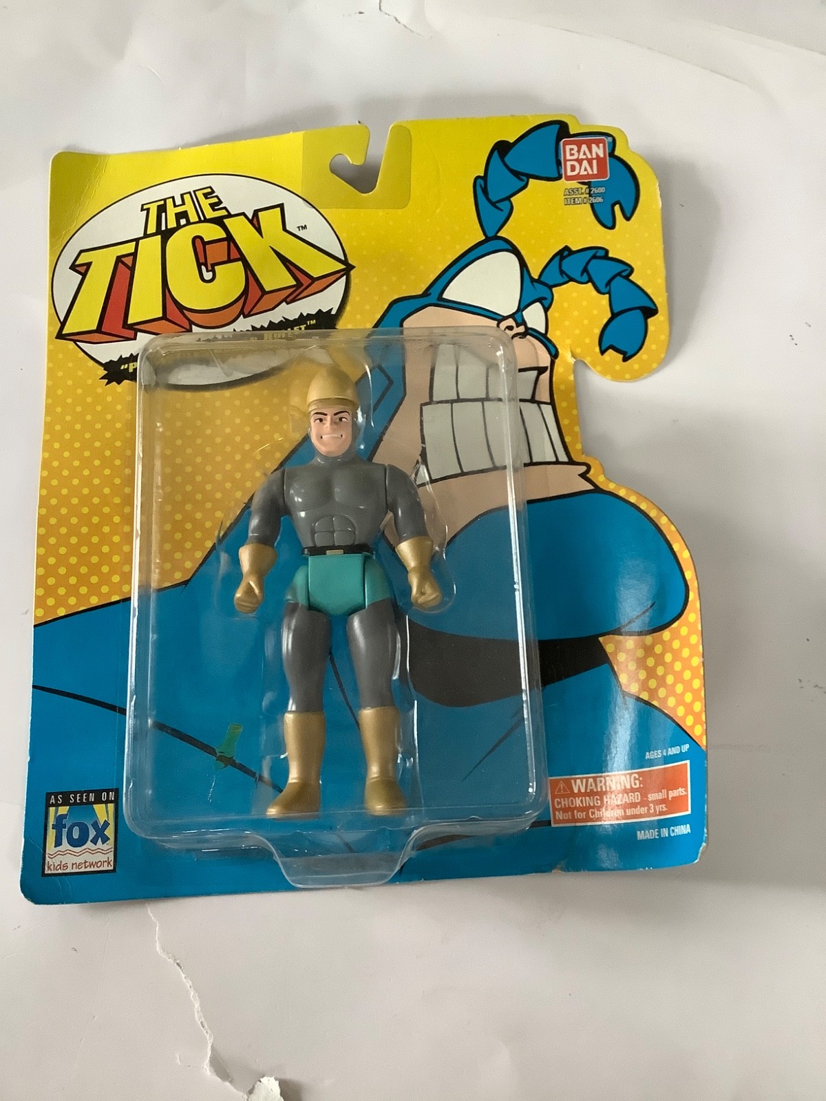 The Tick Projectile Human Bullet Action Figure Bandai Fox Kids Network 1994